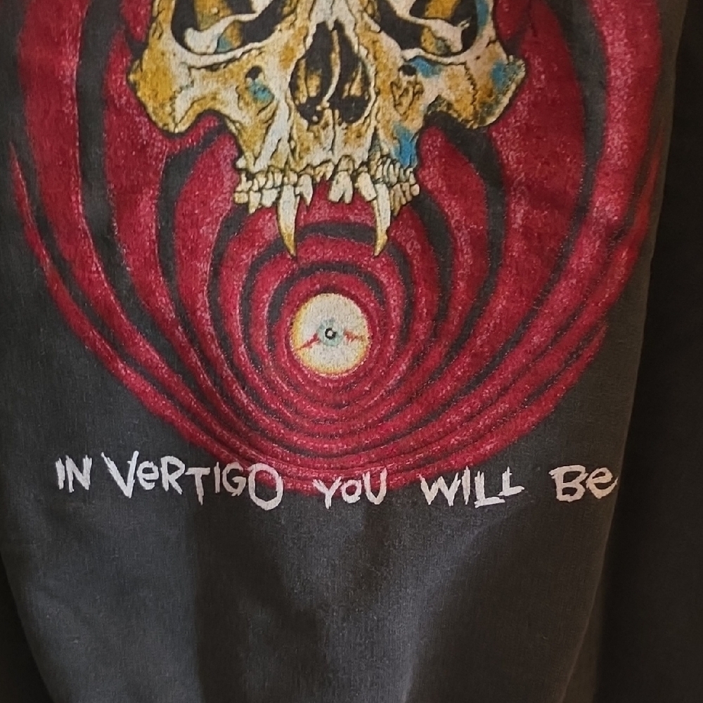 Metallica Unisex Hoodie, Size Small, Dark Gray, NWT. In Vertigo You Will Be - Picture 11 of 12